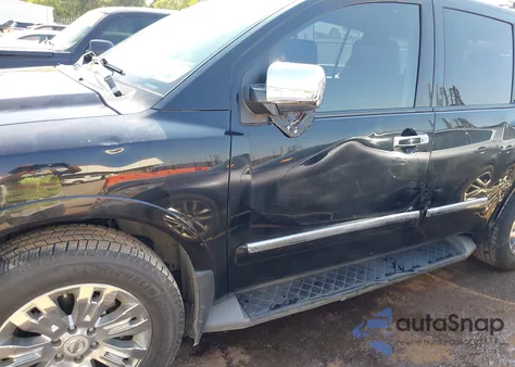 2015 Nissan Armada Platinum from USA, damaged, VIN 5N1BA0ND2FN621376